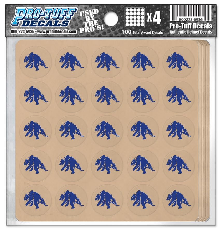 Stalking Bear Award Decals Thick mil Vinyl 1-1/8