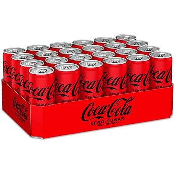 Coca-Cola Zero Sugar Coca Cola Zero Sugar 24 x 330ml Tins