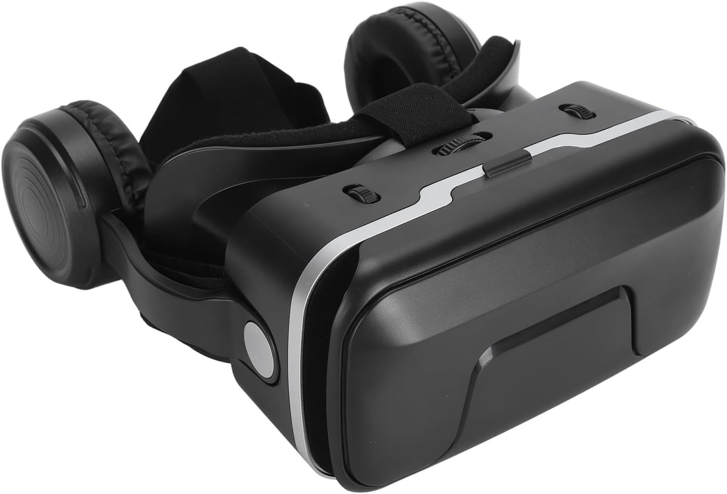 VR Headset for 5.5 to 7.2 In Smartphones, 3D Panoramic VR Glasses with 3.5mm Headphones, Adjustable Pupil and Object Distance, for OSX for Android