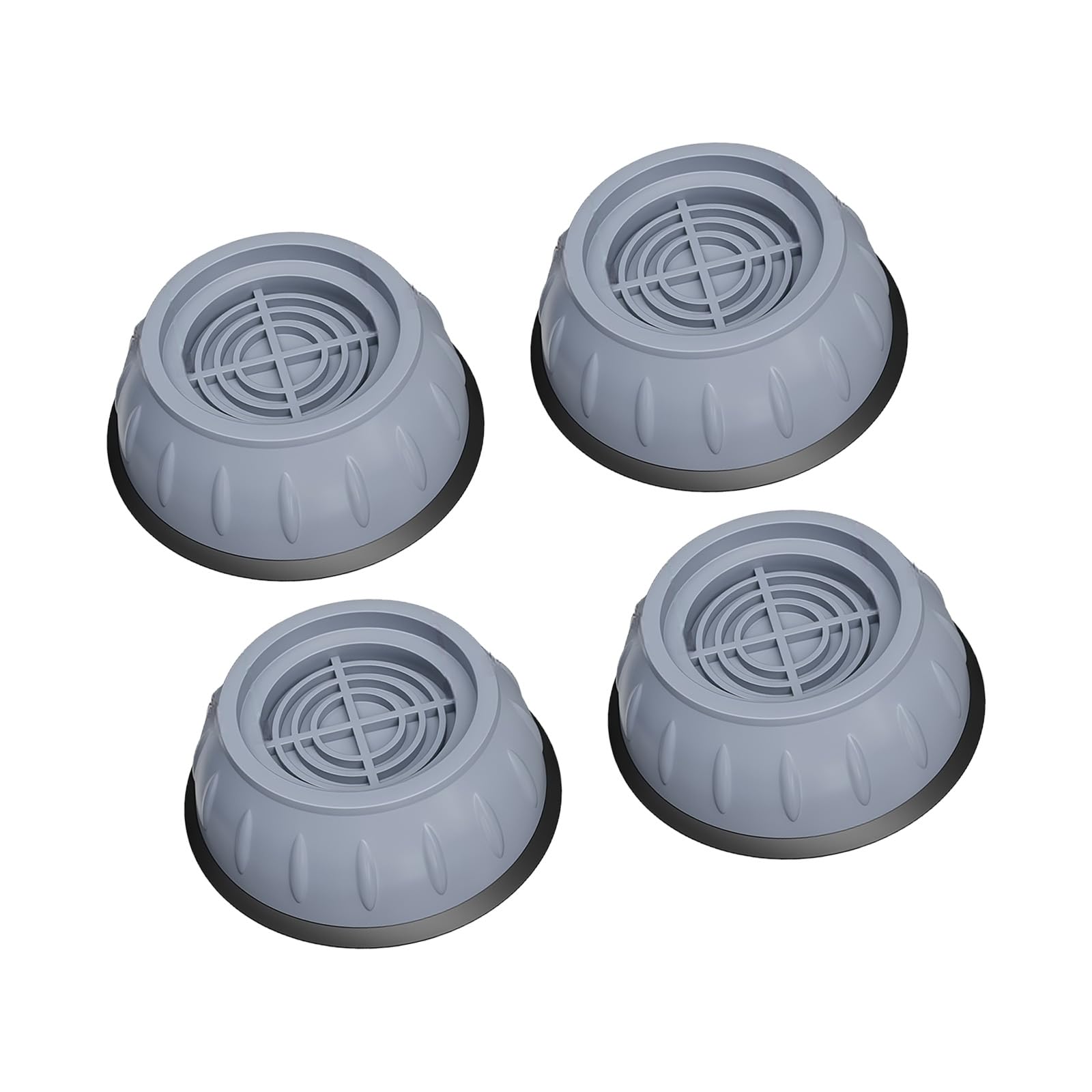 4PCS Anti Vibrations Pad Washer Feet Universals Washing Machine Antiskid Roller Furniture Lifting Foot Base Adjustable Height Washer Feet Anti-Vibration for Washing Machine Refrigerator