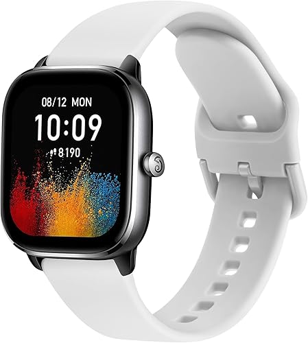 Miniatura 1 de Meliya Correas para Amazfit GTS 4  GTS 4 Mini  GTR Mini  GTS 3  GTS 2  GTS 2e  GTS 2 mini  GTS, correa de repuesto deportiva de silicona suave de