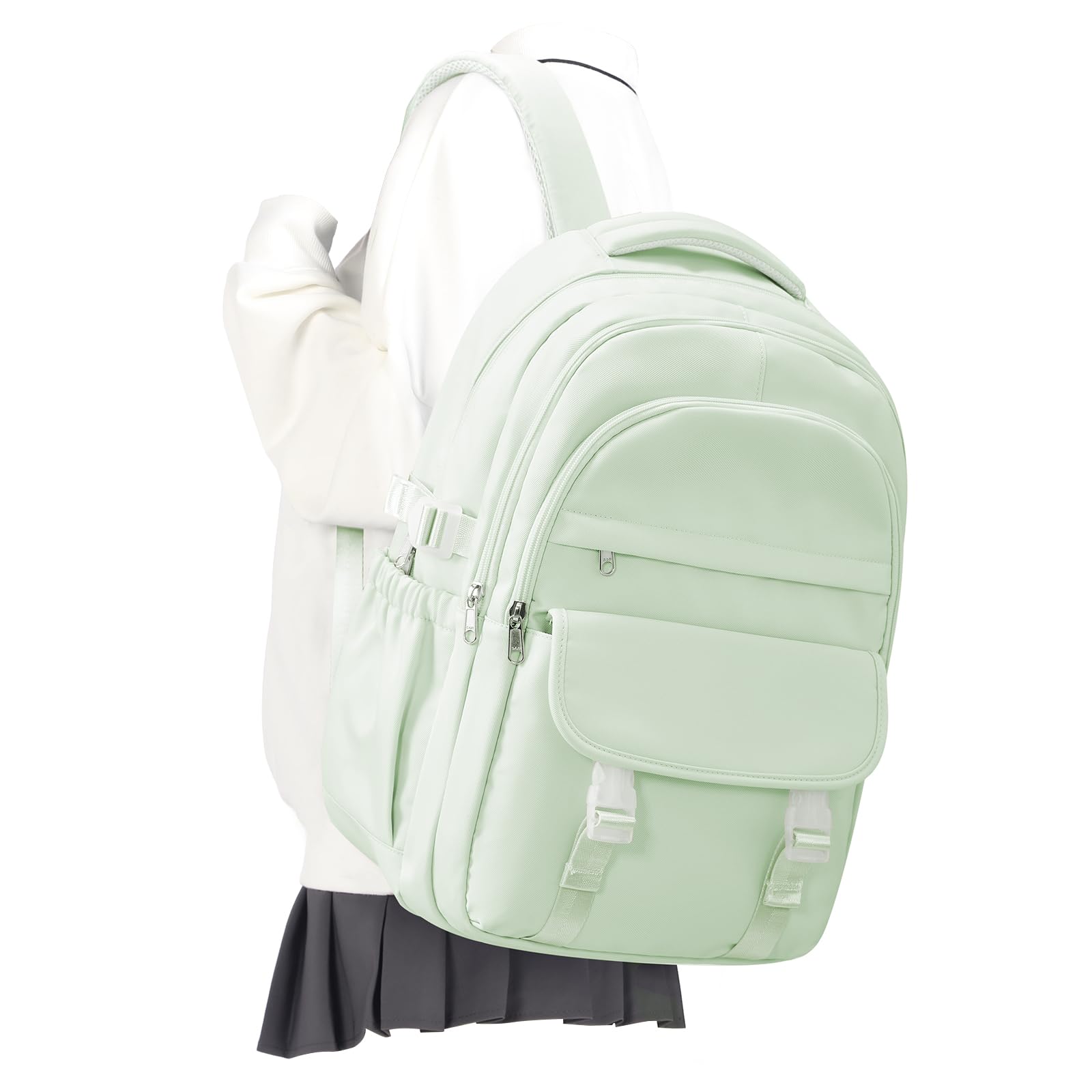 Cypak Preppy Middle School Backpack for Teens Girls Boys Waterproof Backpack with Lots of Pockets College Backpacks for Women Men Cute School Bag for