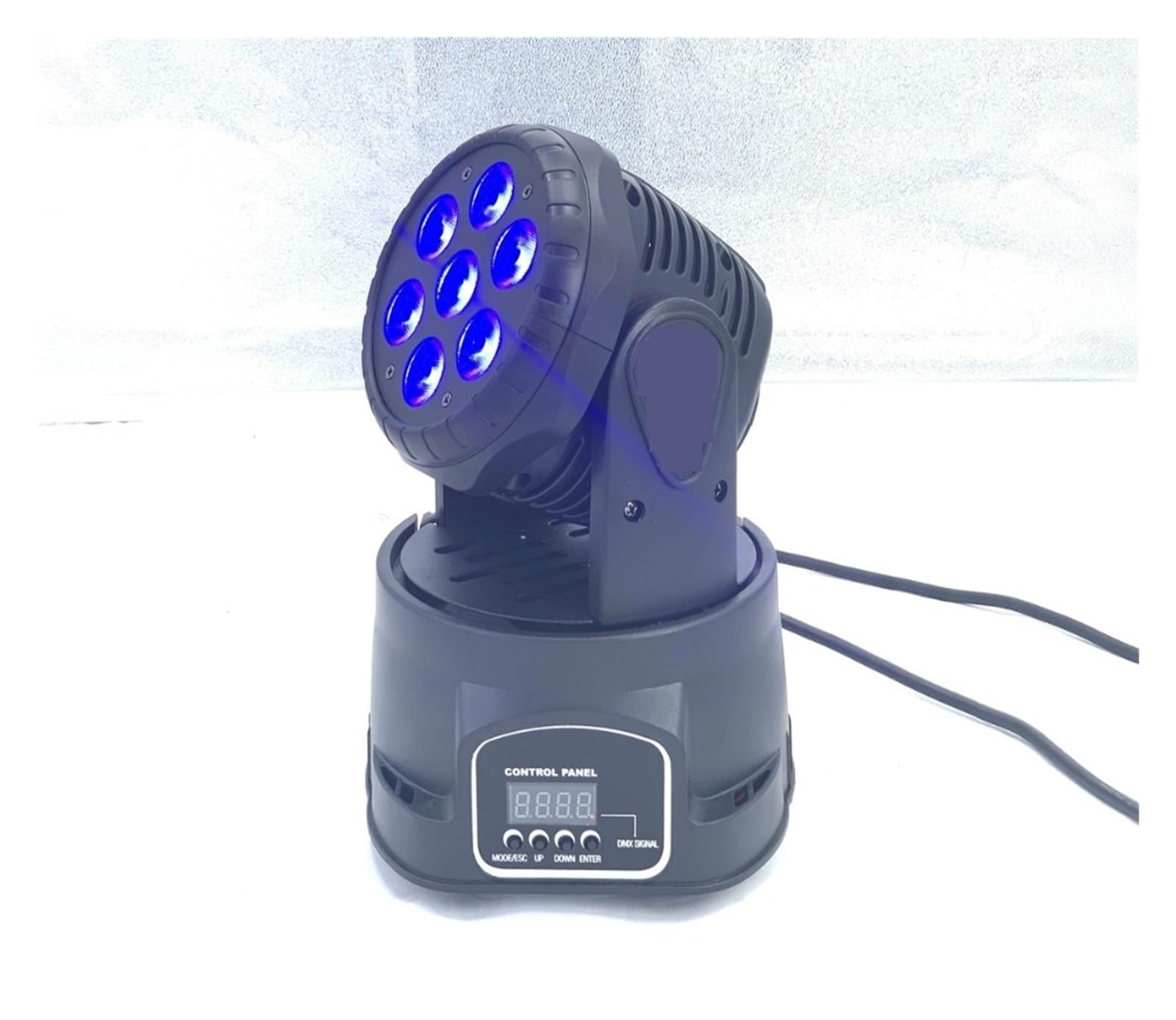Luce da palco per DJ, LED 7x18W Mini testa mobile a LED 6in1 professionale for effetto palco for discoteca DJ musica festa club danza Uplight per Eventi