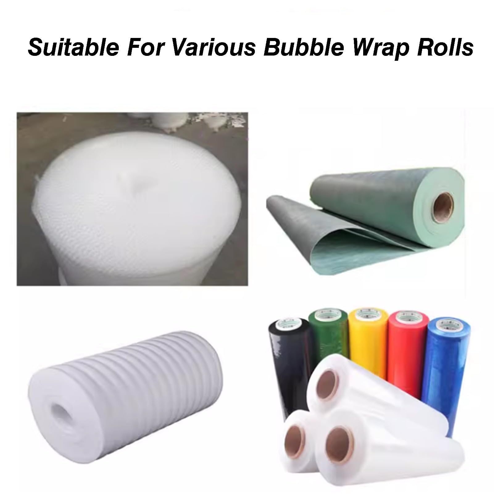 Supporto pieghevole for pluriball, supporto verticale for rotolo di pluriball, dispenser for pellicola estensibile, facile sostituzione della pellicola for rotoli di pluriball(Width 100cm)