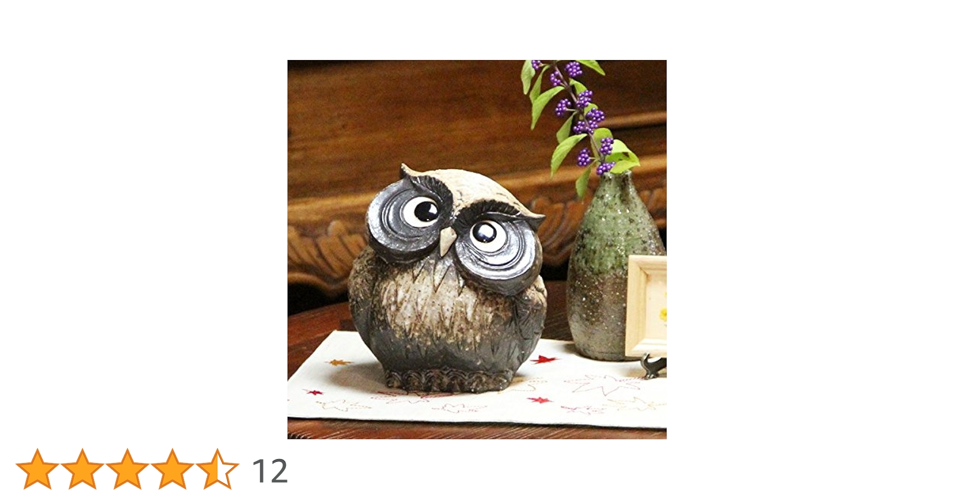 ハインツ・プレスラー フクロウの陶版　14cm 1968年 61L1Rrv7o2L._UF350,350_QL50_.jpg