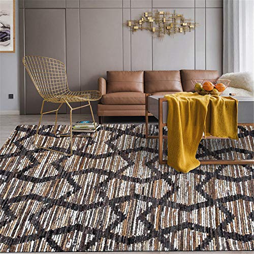 Tapis durable de chambre à coucher lignes géométriques 150x200