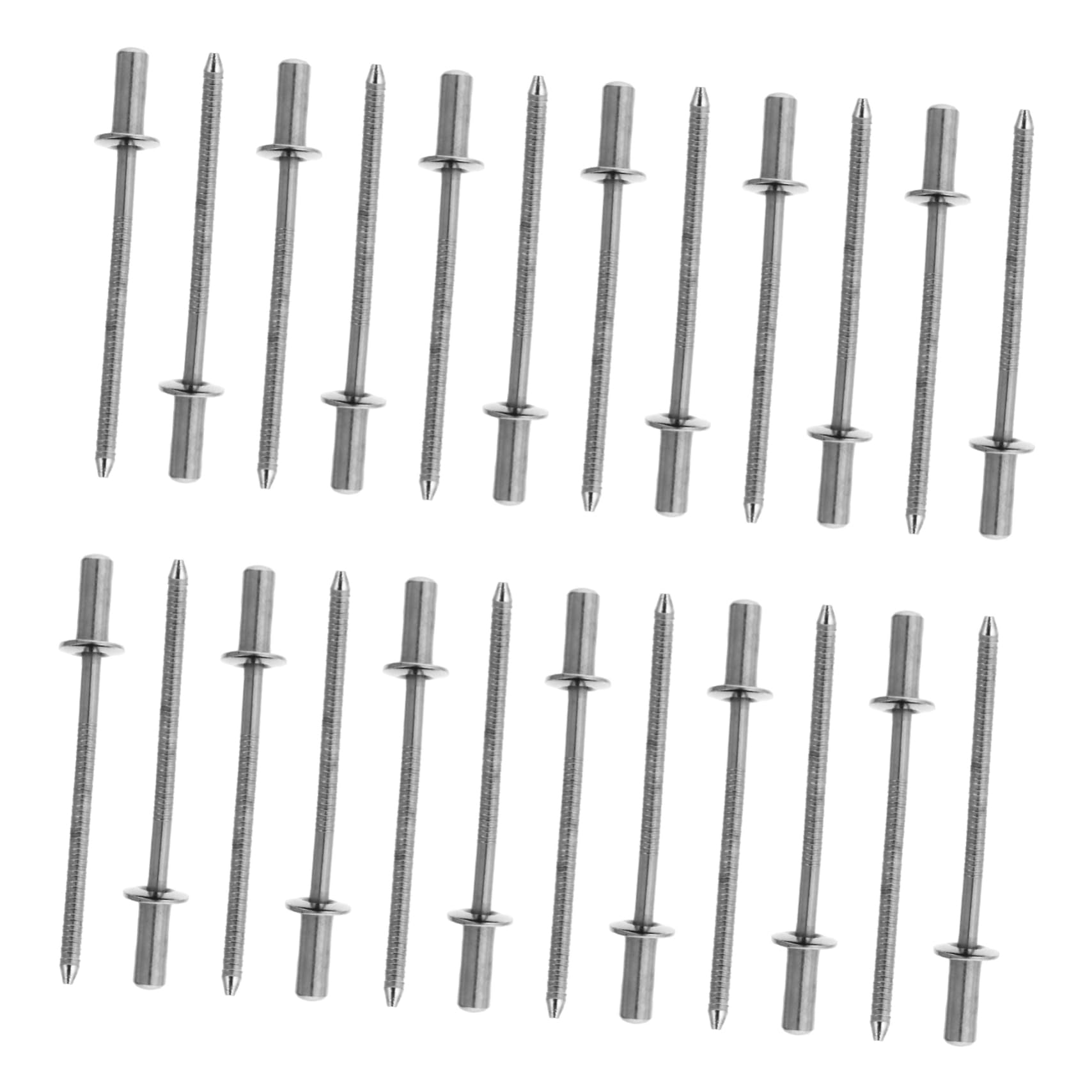 SOLUSTRE 50pcs Closed Type Rivets M32*8 Practical Rivets for DIY Projects 304 Construction Ideal for Various