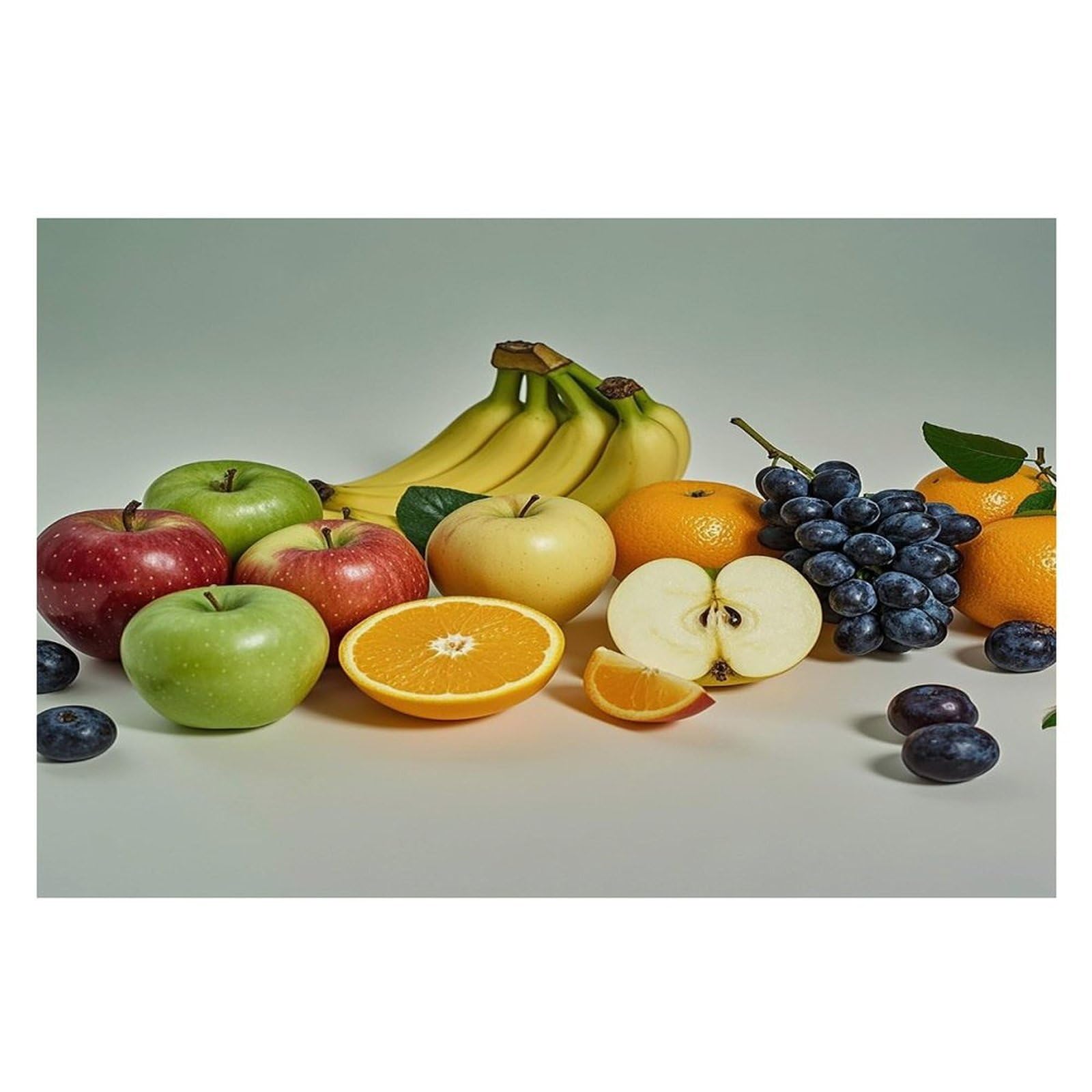 Fruits Placemats Flax Place Mats for Dining Table Rectangle Non-Slip Table Mats Heat Resistant Washable Placemat for Kitchen Home Decor Party Outdoor 12" X 18"