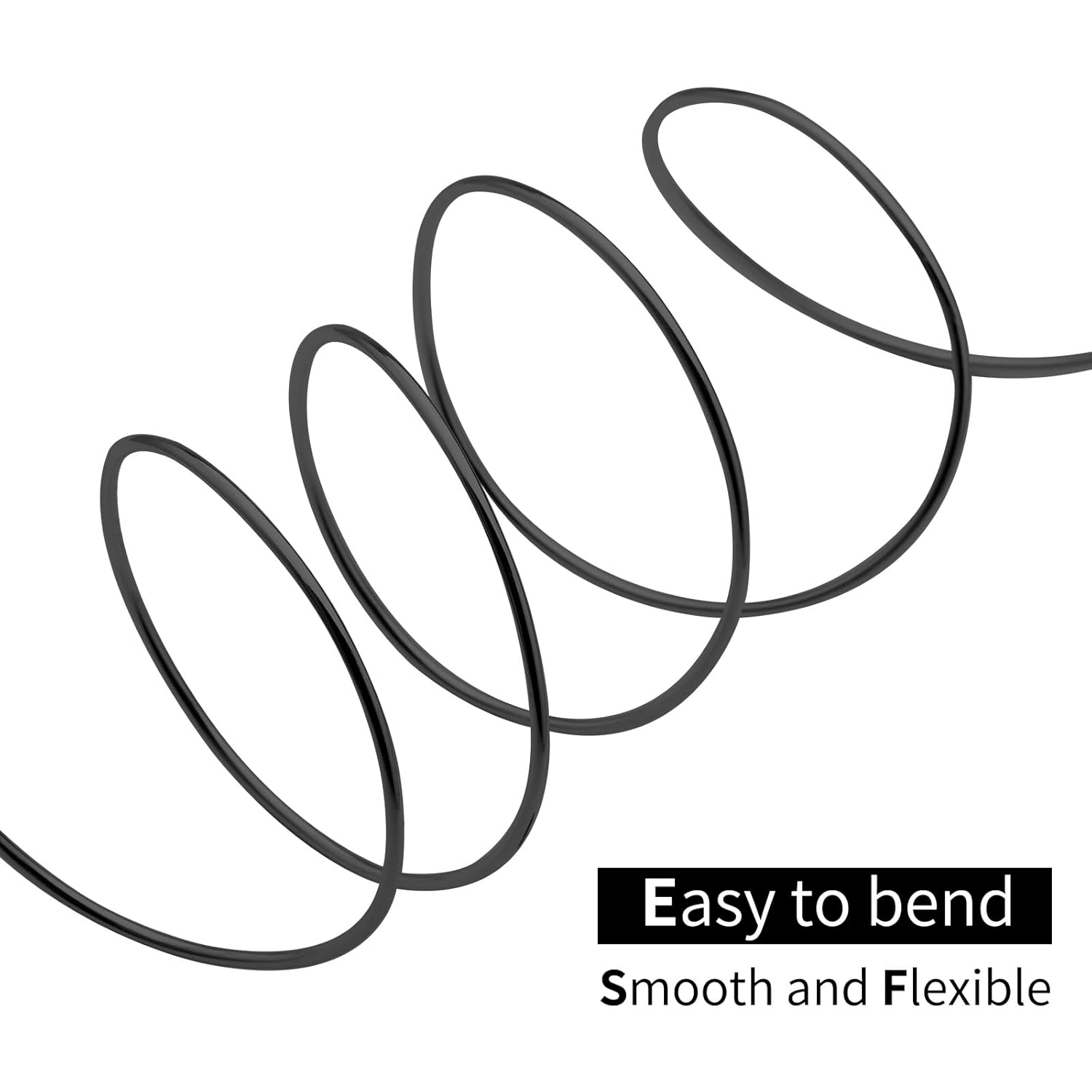 Black-5.0-Anodized Aluminum Bonsai Training Wire 250g Large Roll,Many Size to Choose,KSVZS Bendable Metal Wire for Crafts,Sculpting,Armature and Daily Use,Necessities for Family