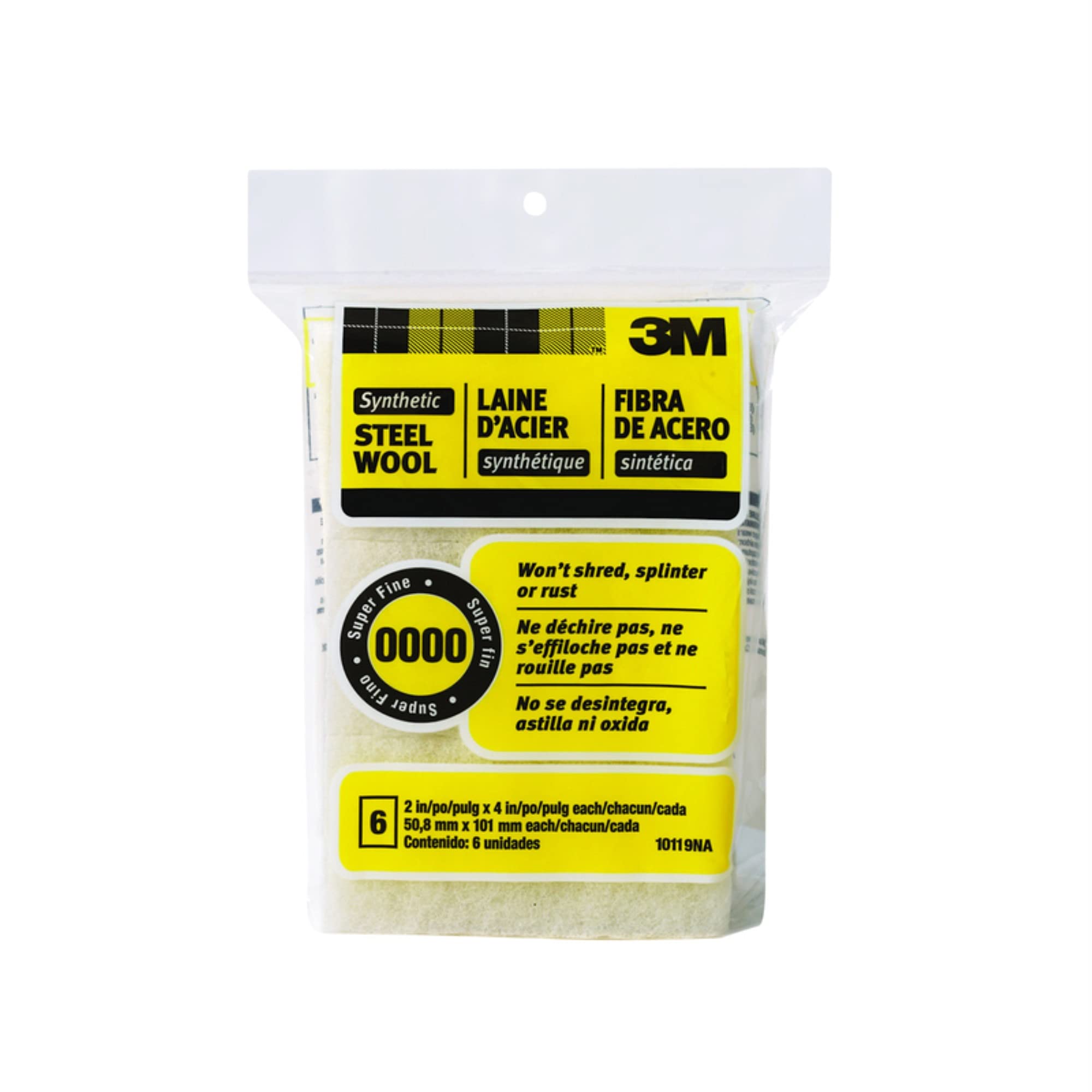3M Synthetic Steel Wool - Super Fine Buffing -1