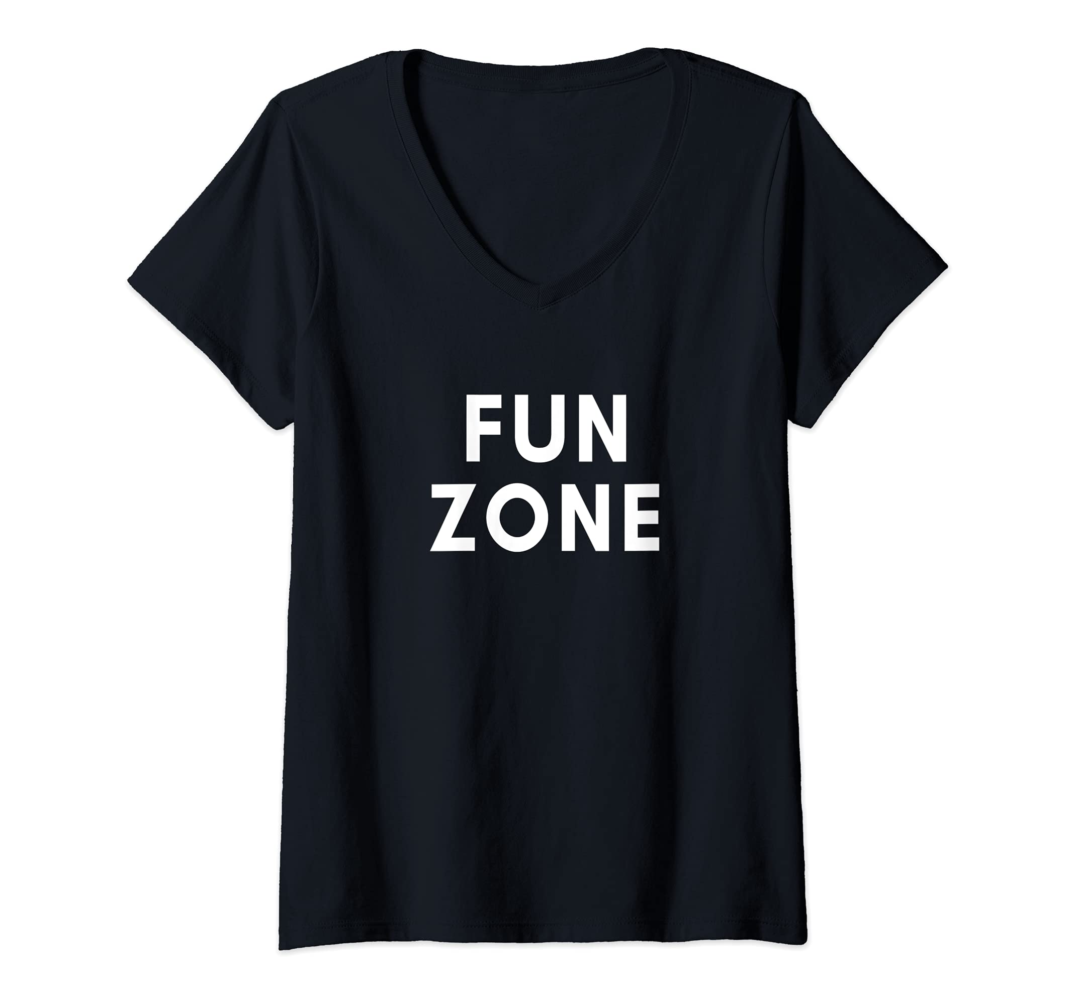 Womens Fun Zone V-Neck T-Shirt
