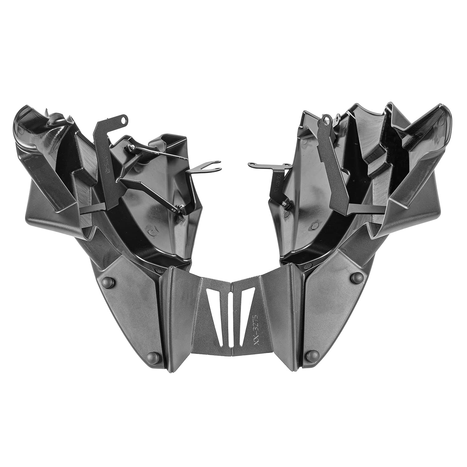 Kit de cadre de corps de becquet de moteur de couverture de carénage de moteur inférieur de Bellypan de moto compatible avec Ya-maha MT-09 MT09 MT 09 SP 2021 2022 2023 2024 Sabot sous capot (Noir Mat)