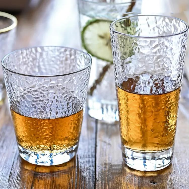 Image of Premium Water and Juice Glasses Set of 6 250ML and 1.2 Liter Water Jug 1 piece,Transparent Glass and Jug Set for Dining Table,Party,Gift Set,All pourpse use Set of 1 (7 piece) (MT-4)