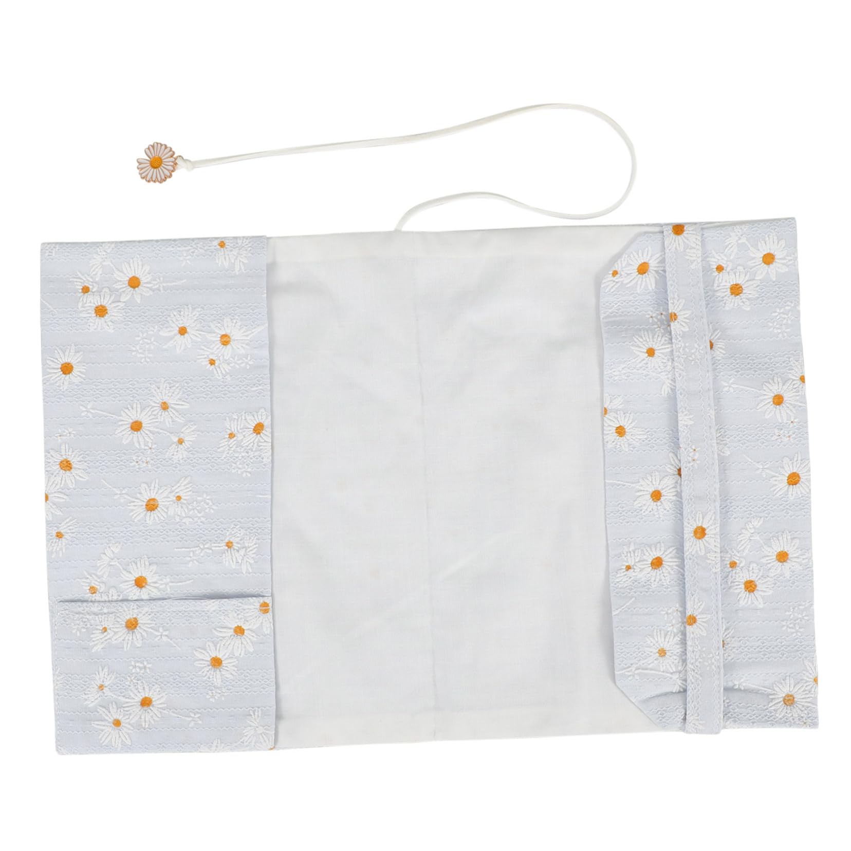 4piezas Funda De Libro De Tela Delicada Resistente Al Desgaste y Reutilizable Protección Para Cuadernos Decorativa y Fácil De Usar Diseño De Margaritas