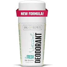 Bali Secrets The New Formula Natural Deodorant for Women & Men. Nonsense Free. Clean Formula for Sensitive Skin. Strong & Reliable Odor Protection. No Synthetic Aluminum. Organic & Vegan [THE FRESH]