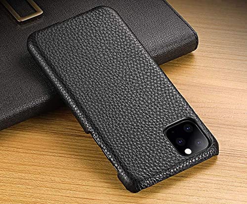 Funda iPhone 11 cuero aut&eacute;ntico fina a prueba de ca&iacute;das 4