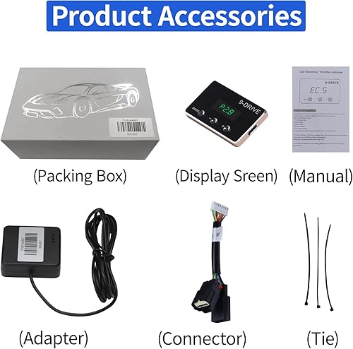 Miniatura 7 de Controlador de Respuesta del Acelerador, 9 Drive Acelerador de Pedal de Carreras Electrónico Inteligente de 9 Modos para Dodge Challenger Charger