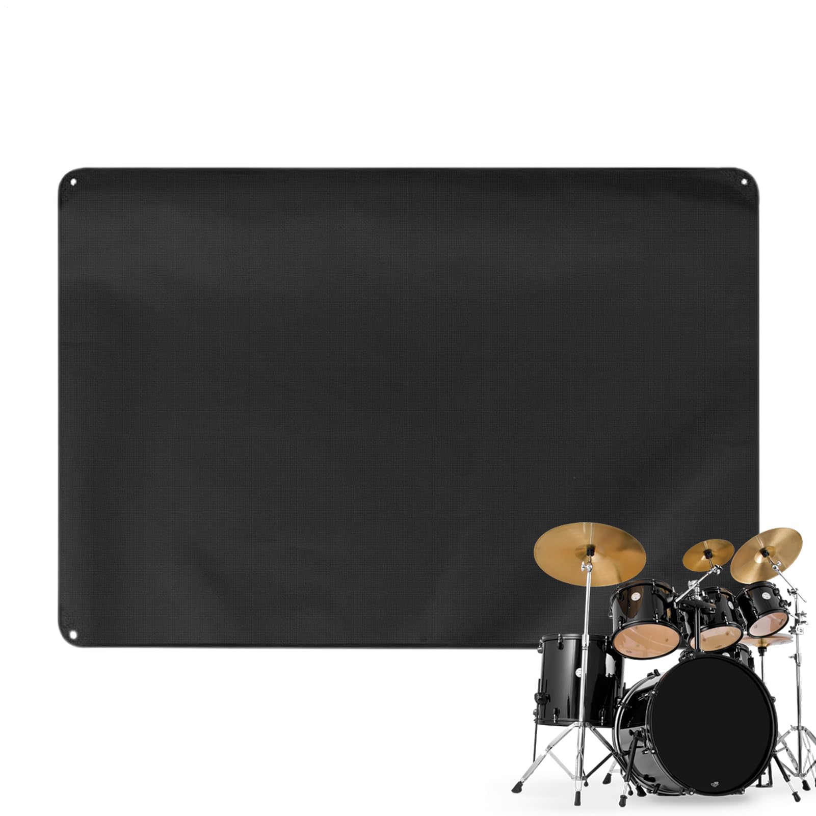 Housse Pour Kit De Batterie Etanche Anti Poussière En Tissu Oxford | Anti-UV Housse De Protection Pour Équipement Musical | Couvercle De Tambour Électronique 275x200cm