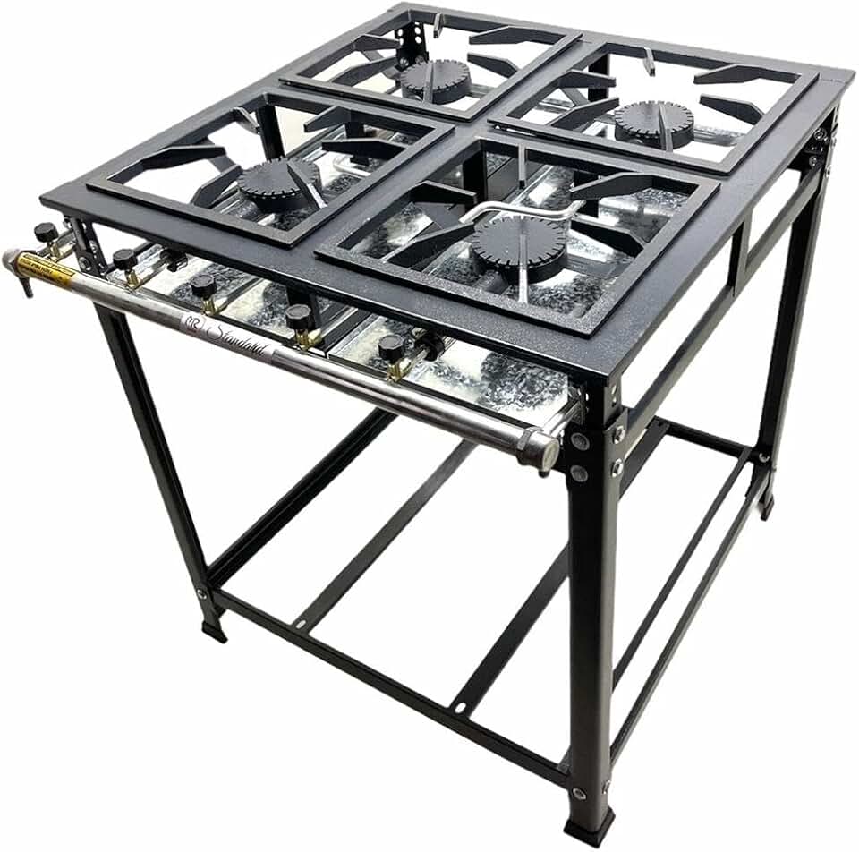 Fogão Industrial 4 Bocas Mr Fogões Alta Pressão 30x30 P5