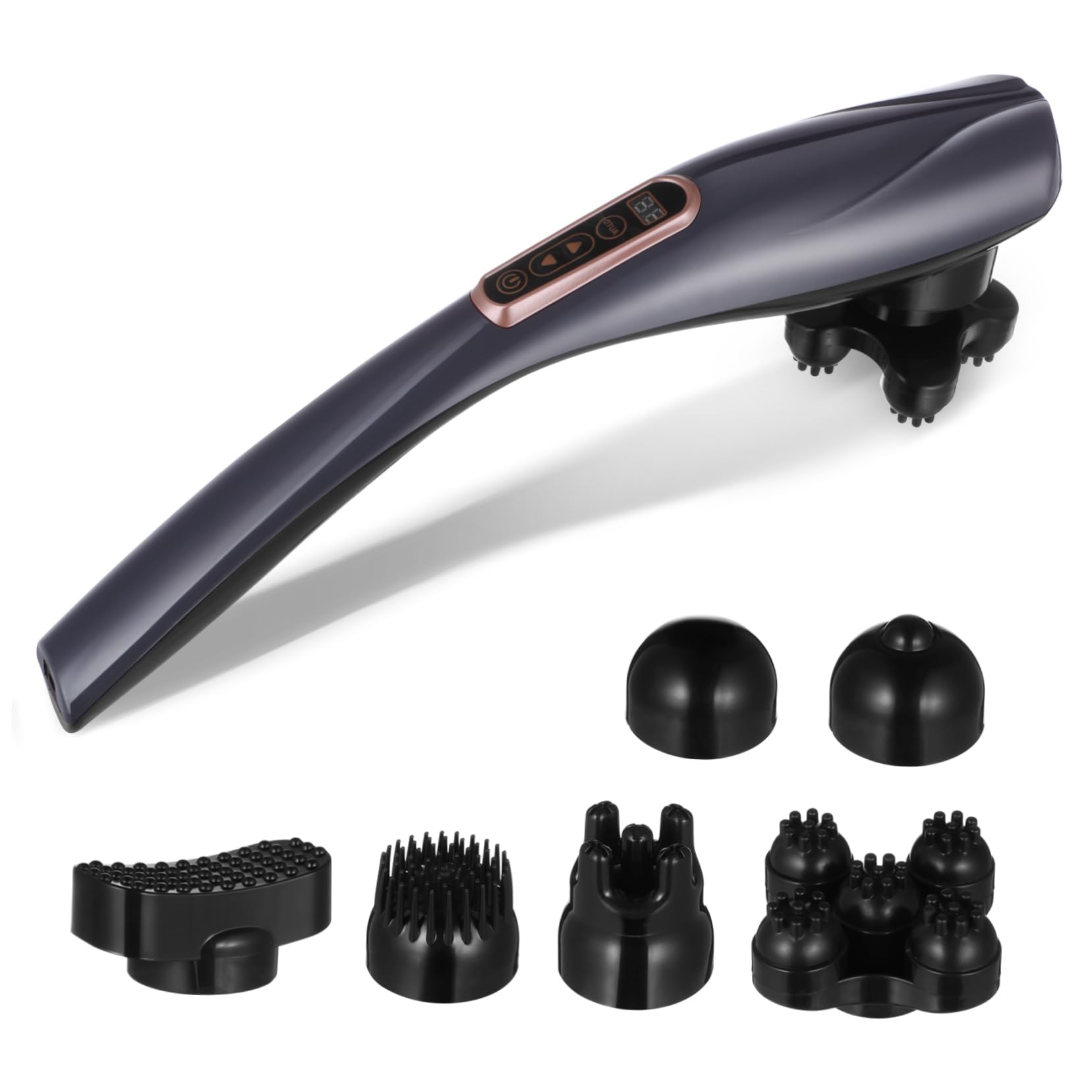 Massaggiatore Manuale Corpo e Braccia Ricaricabile 2000mah Nero