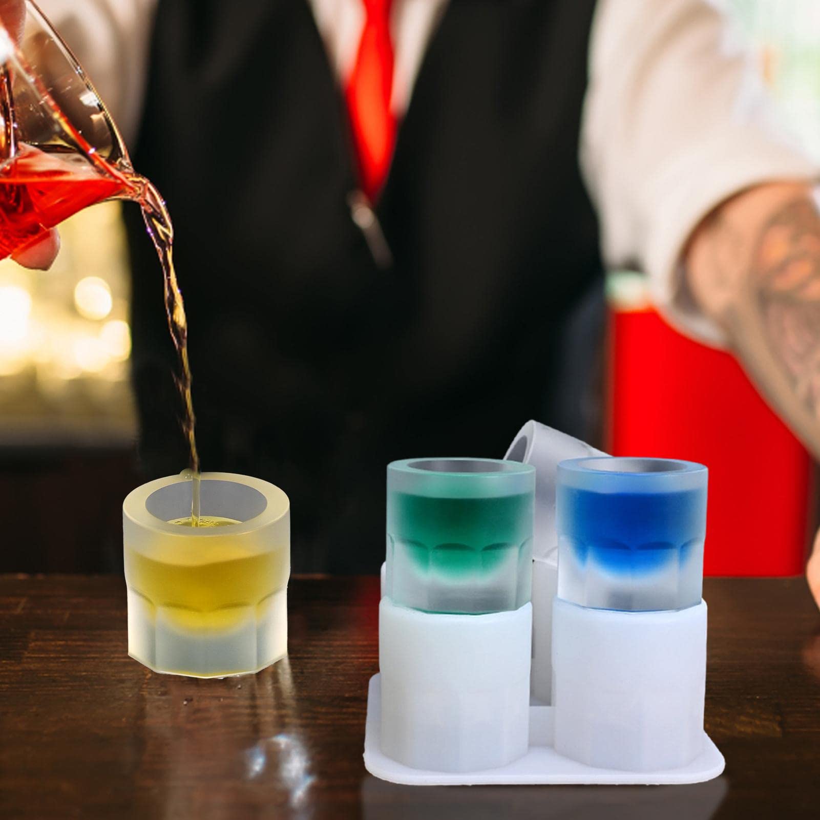 Silicone Vriesvormen, Langdurig Transparant Makkelijk Silicone Vriesvormen, Langdurig Transparant Makkelijk