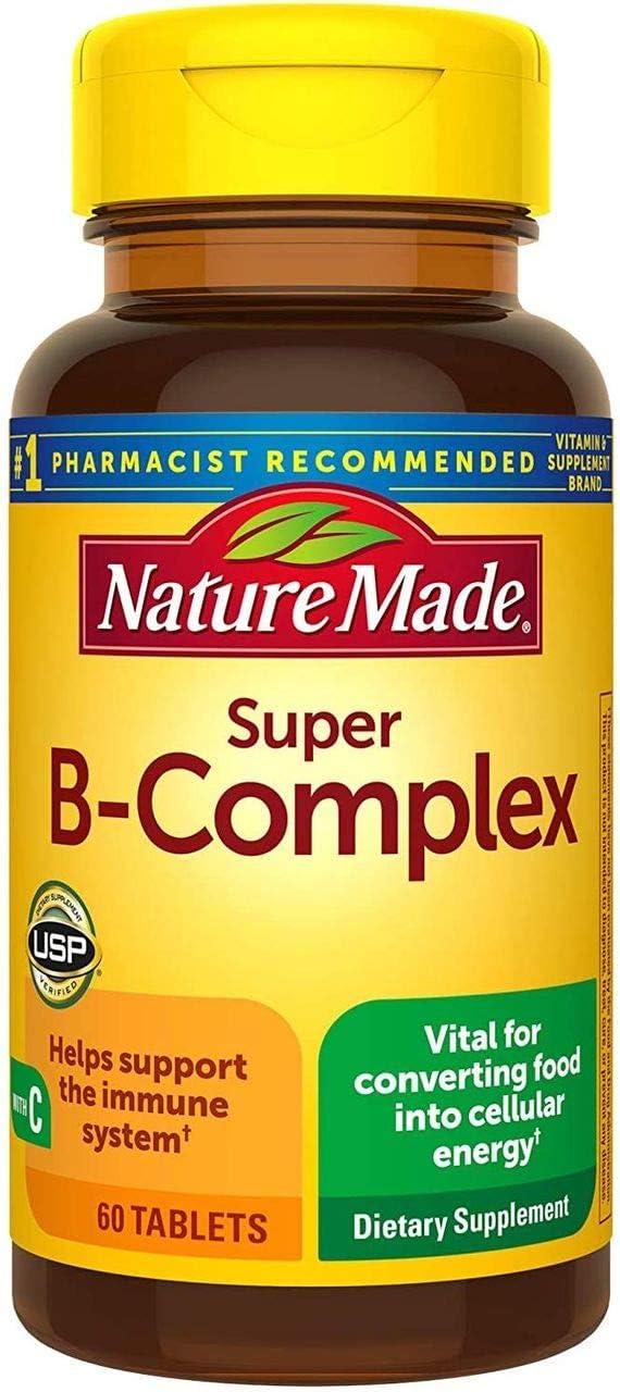 Nature Made Super B-Complex with Vitamin C and Folic Acid
