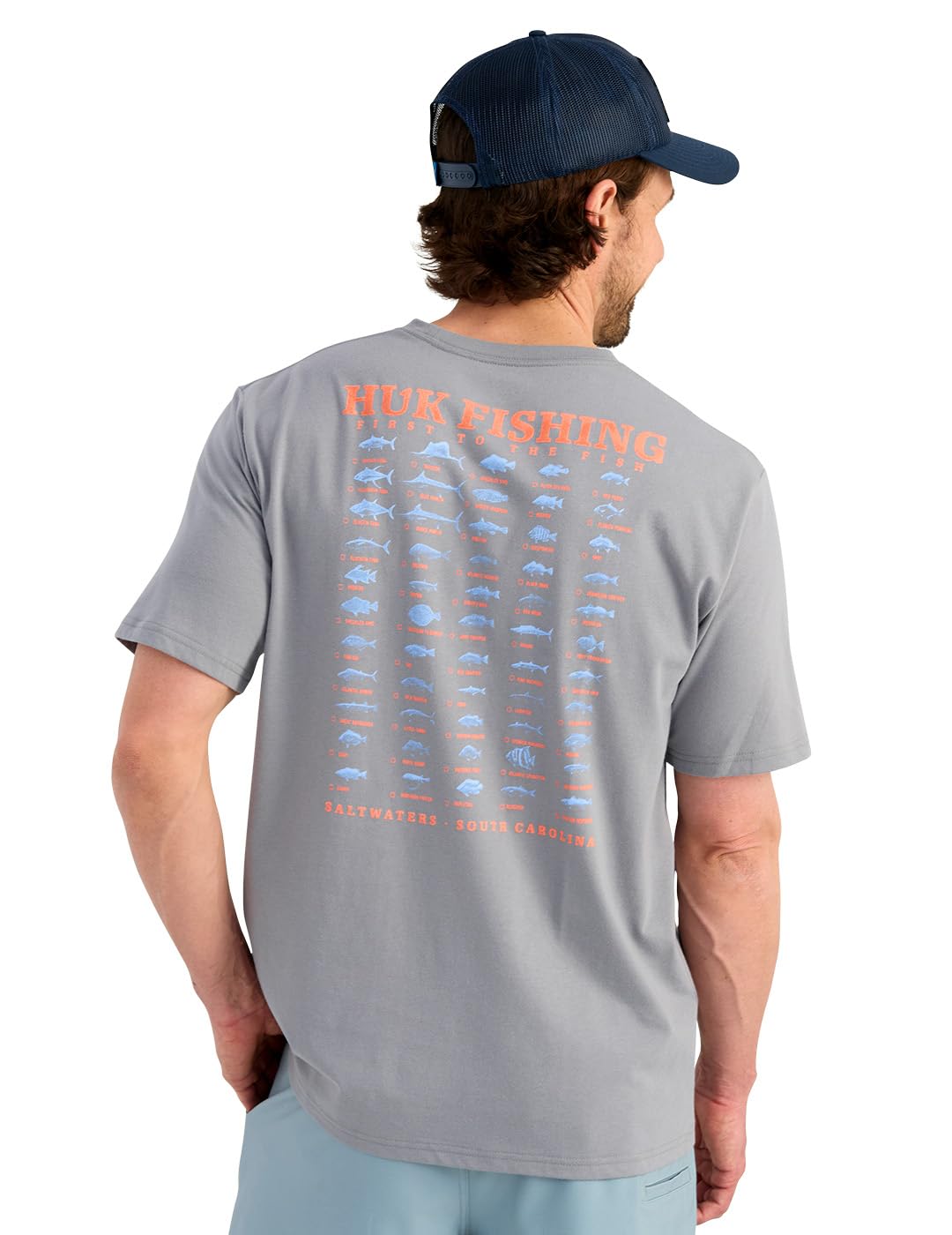 HUK Mens Performance Fishing Logo Tee, Short Sleeve T-Shirt for Men — view 49
