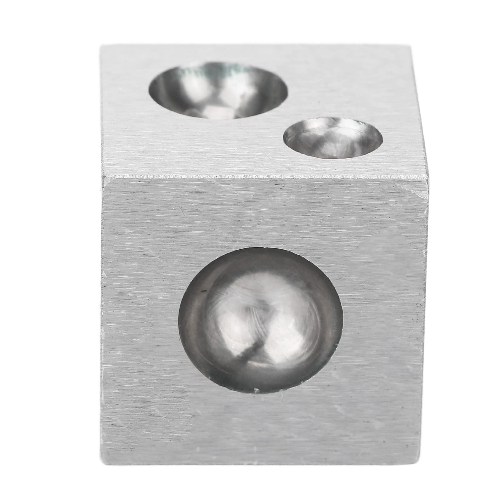 Voluxe Dapping Block, Doming Block Lavorazione di Gioielli per la Produzione di Metalli per gioiellieri per la casa per gioielleria(Incudine a Nido Quadrata da 25 * 25 mm)