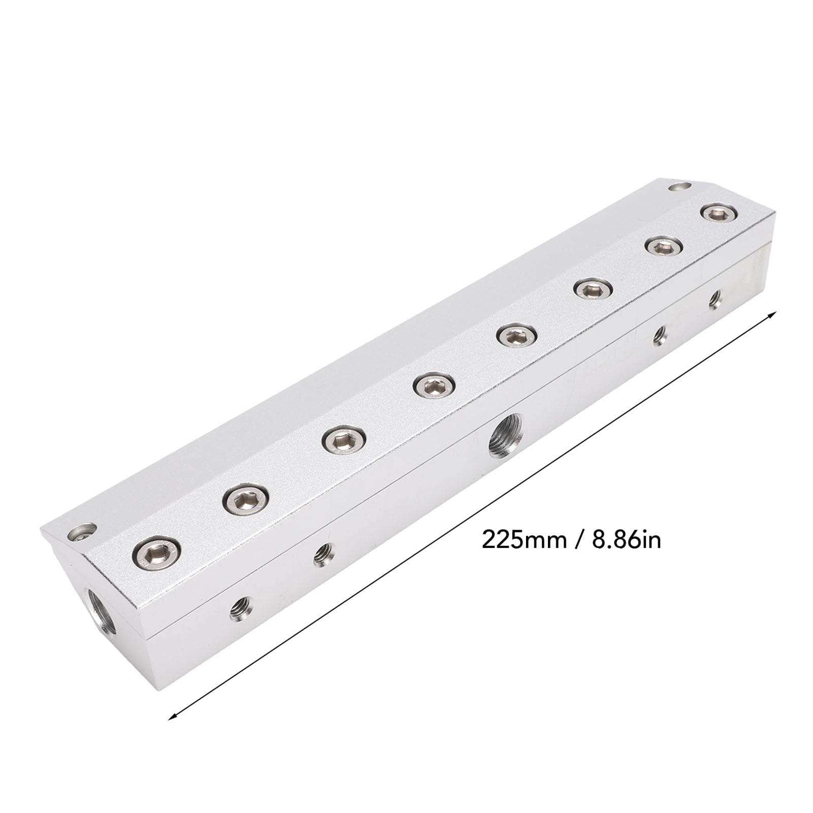 Soffiatore a Lama d'aria, Lama Soffiante per Polvere Ad Alta velocità per Rimozione Acqua, Soffiatore in Lega di Alluminio con Interfaccia Filettata da 1/4 di Pollice per la Pulizia di
