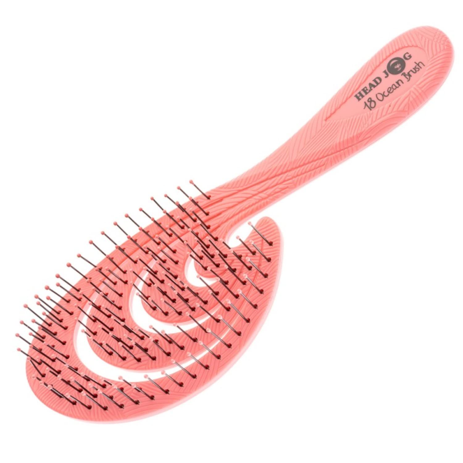 Head Jog18 Ocean Hair Brush - Eco Friendly - Made From Recycled Plastic Found In Our Oceans - CORAL