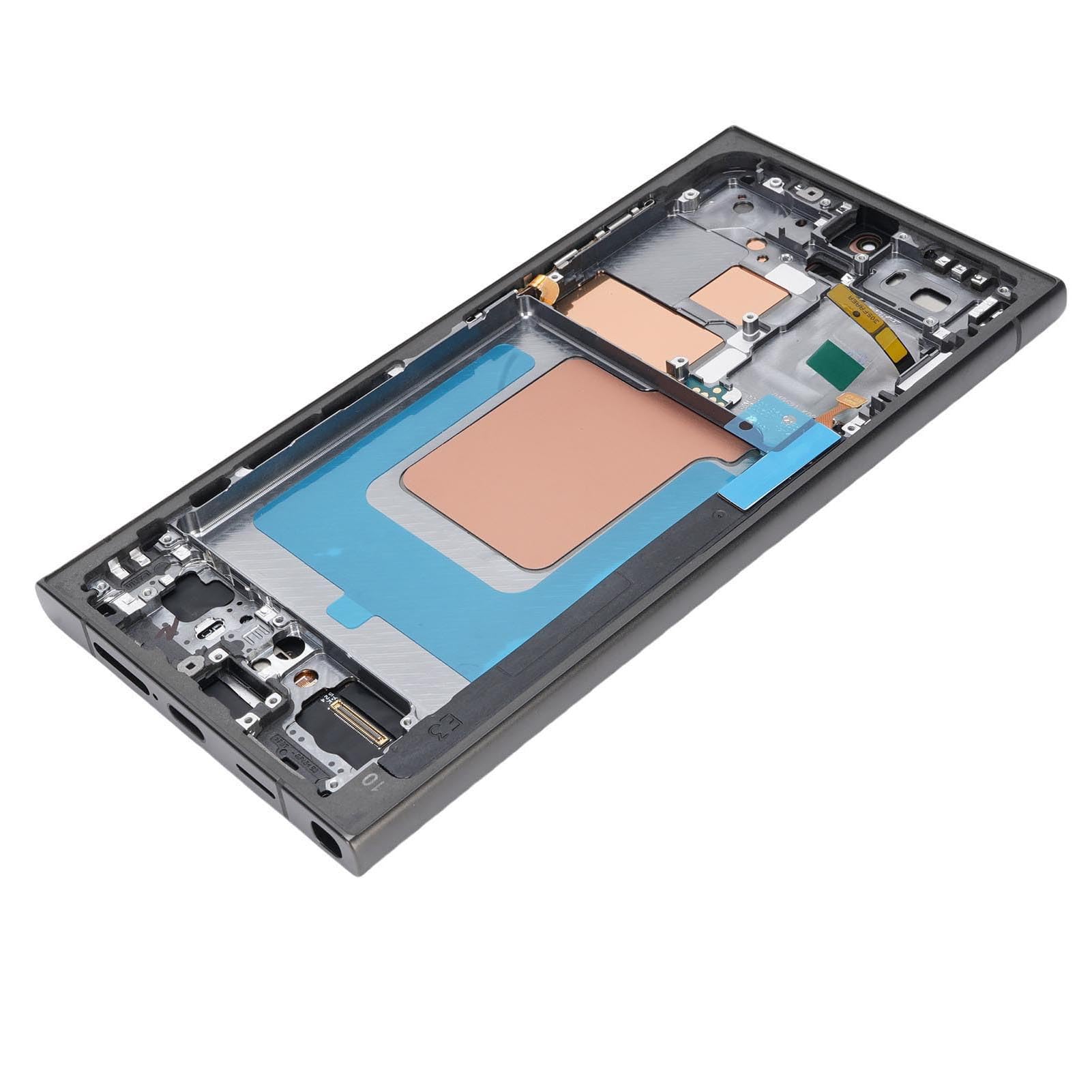 Alomejor Wymiana Ekranu Telefonu do S24 Ultra 5G Digitizer z obsługą Linii Papilarnych Zespół Ekranu 6,8 Cala dla łatwej Instalacji (BLACK)