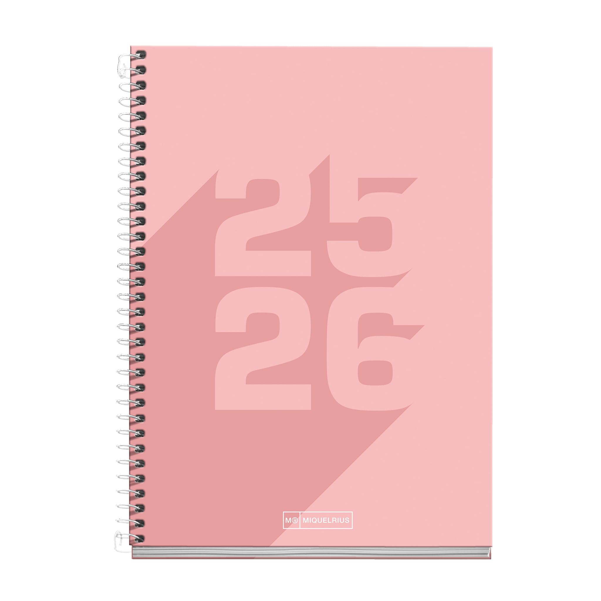 UO Agenda Escolar Opositiva Semana Vista: Empieza En Septiembre De 2025 Y Acaba En Agosto De 2026, Tapa Dura, Incluye 127 Stickers, Goma Elástica Y Cinta De Registro, Multicolor