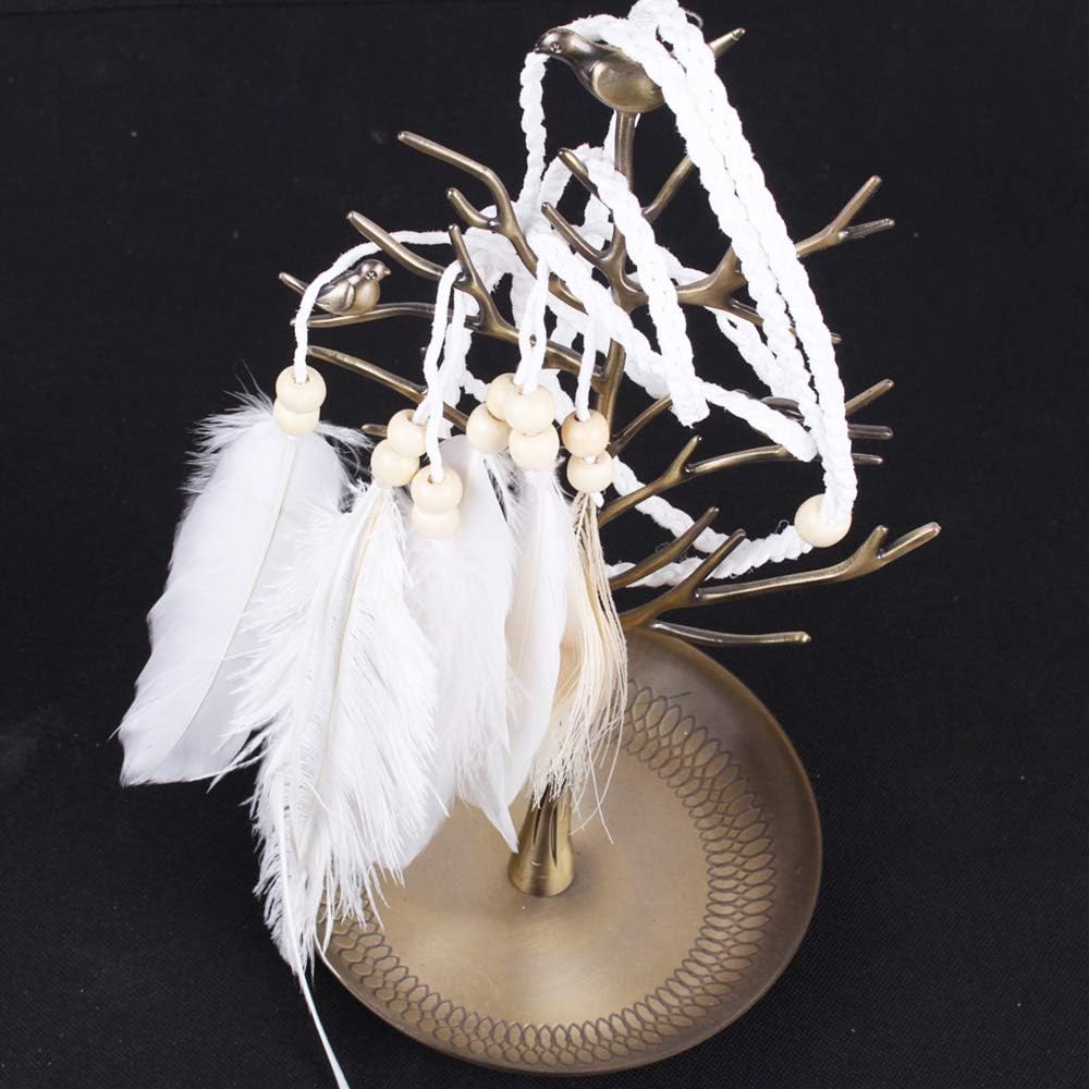 Miniatura 6 de Diadema de plumas hippie indio bohemio con borlas estilo bohemio para Halloween diadema para el cabello accesorios para el cabello