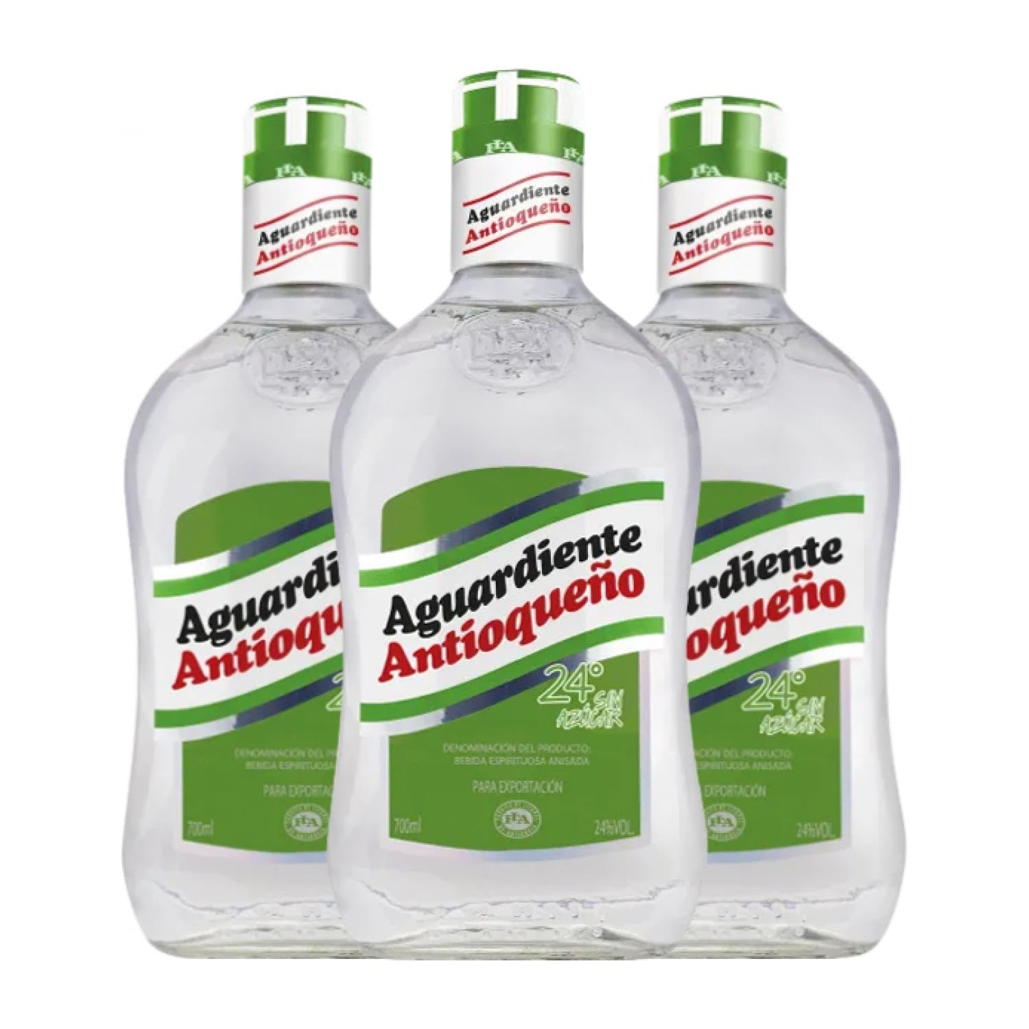 Orujo Aguardiente Aguardiente Antioqueño 70 cl (Caja de 3 Botellas de 70 cl)