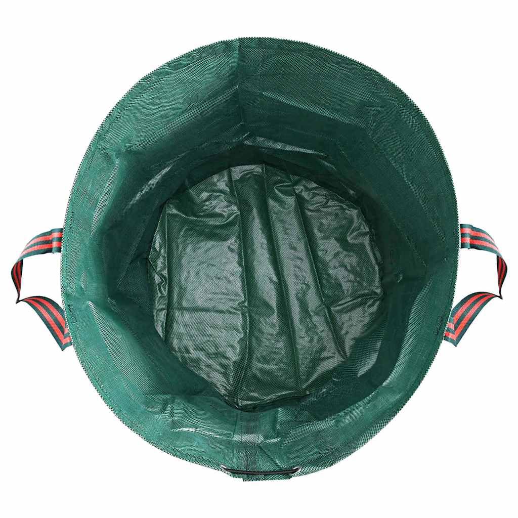 Bolsas de basura de jardín (4 unidades, 79 x 79 x 99,5 cm, polipropileno, plegables, resistentes a desgarros, con asas, para jardín, cubo de basura, cubo de compost y uso en exteriores)