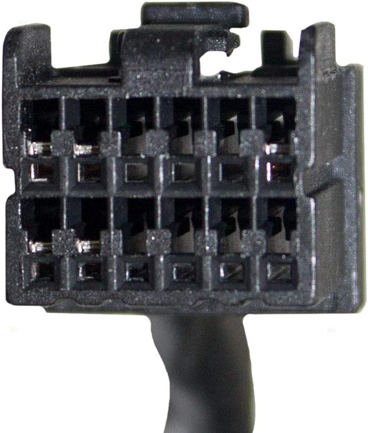 Driver and Passenger Power Side View Mirrors Heated with 8" Pigtail Textured Replacement for Jeep SUV 55155233AE 55155232AE