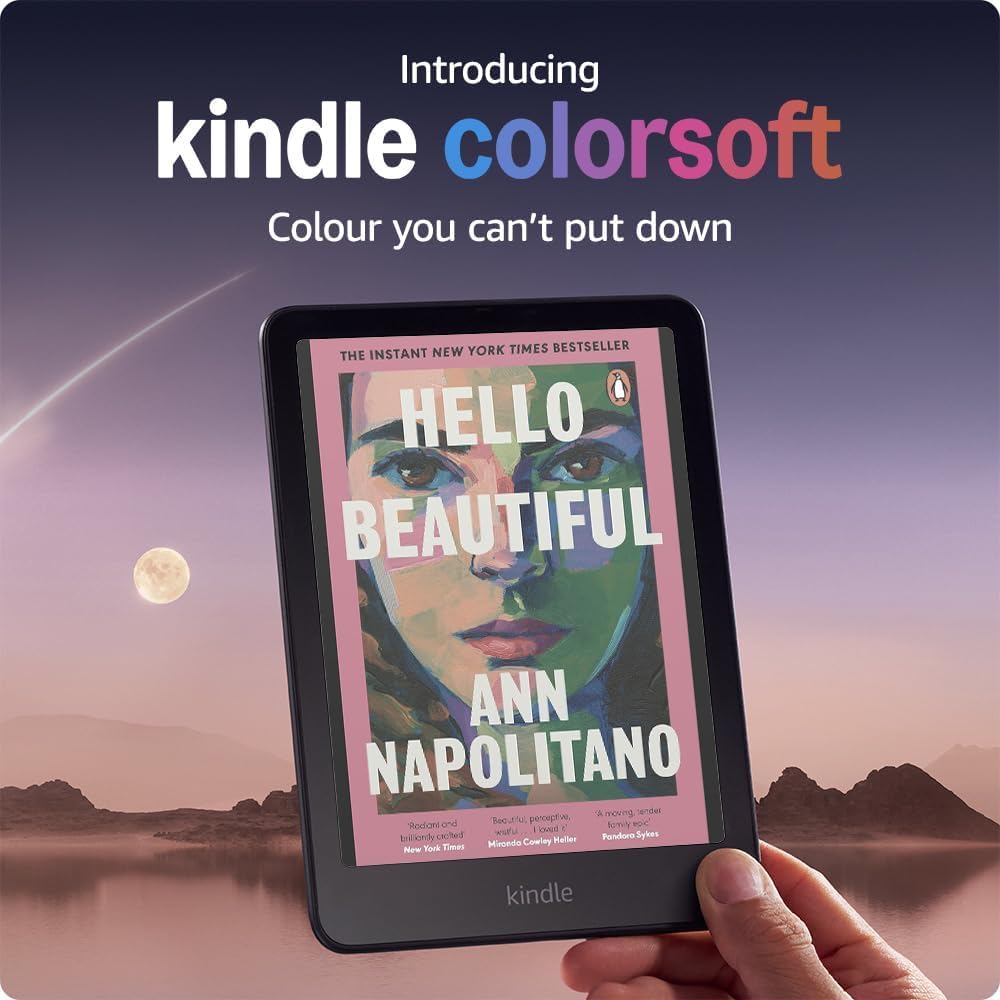 Amazon Kindle Colorsoft Signature Edition (32 GB) – With colour display, auto-adjusting front light, wireless charging and long battery life + Kindle Unlimited