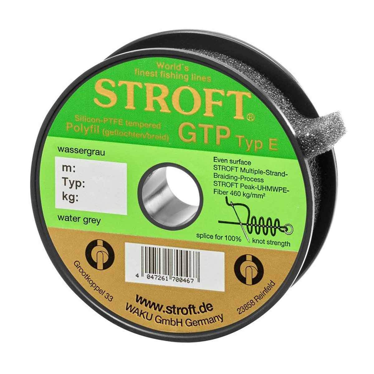 Lenza STROFT GTP tipo e intrecciato acqua grigio 150 m, Unisex