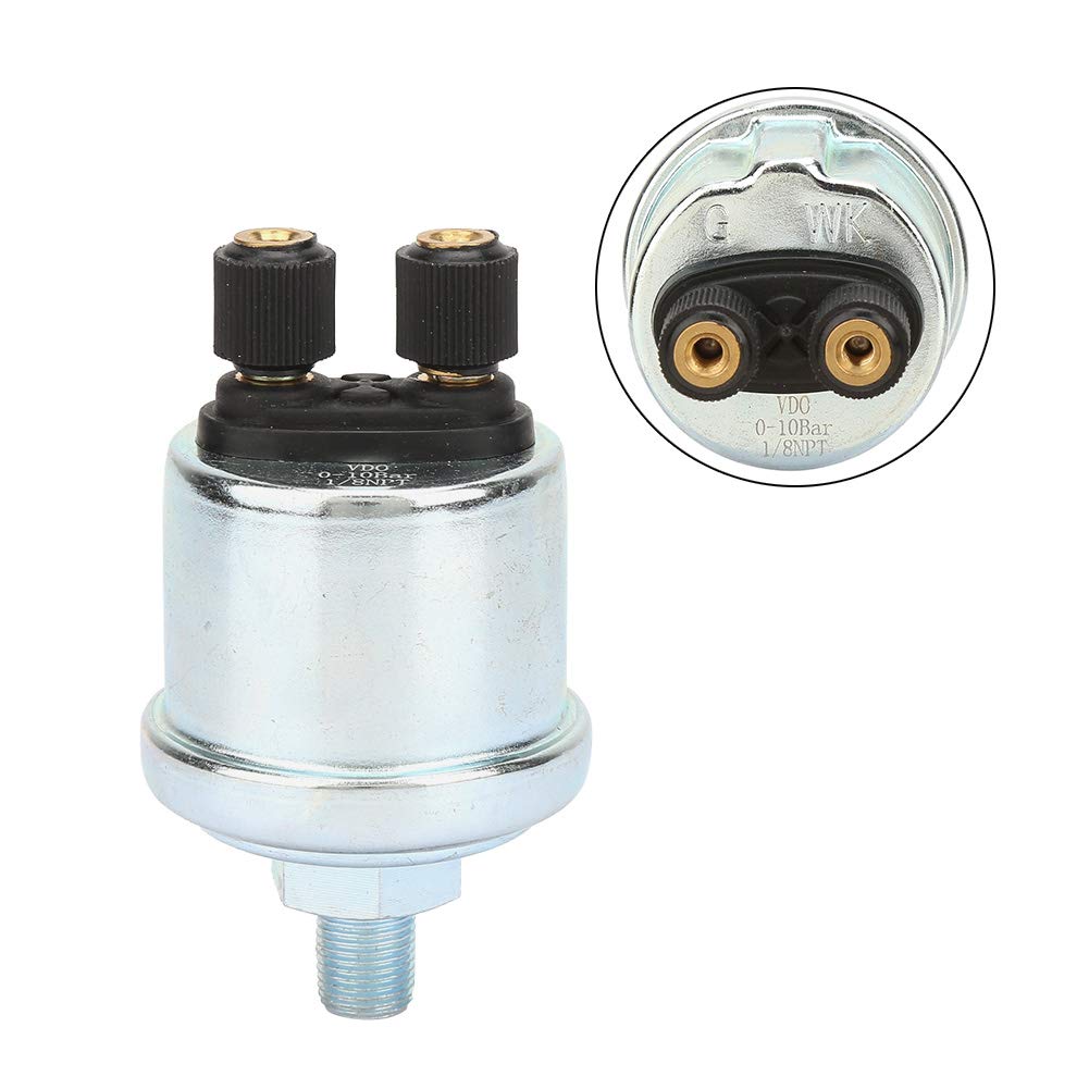 Capteur De Pression D'Huile 0-10 Bars 1/8 NPT - Remplacement Pour VDO - Alliage Aluminium