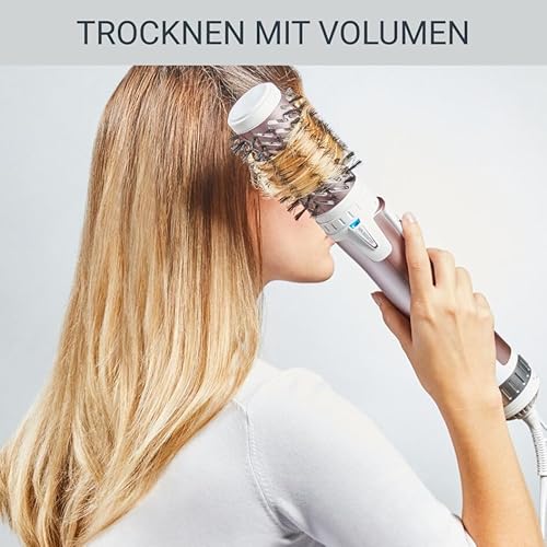 Bild 5 Rowenta Warmluftbürste CF9540 Brush Activ Premium Care | Mit Naturborsten | Kaschmir-Keratin-Beschichtung | 2 Bürstaufsätze inklusive, Weiß