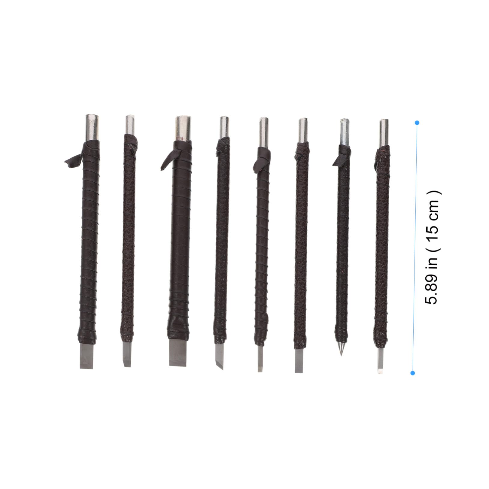 SHINEOFI Kit Lavorazione Legno 8 Pezzi con Borsa in Acciaio, Strumenti per Intaglio Robusti e Impermeabili, per Artisti e Principianti nel Wood Carving DIY