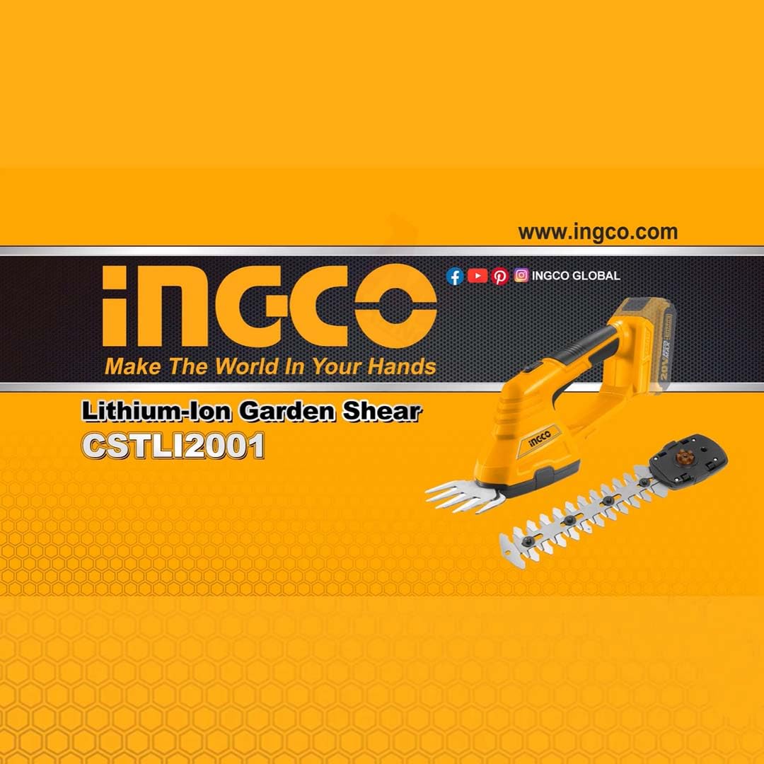 Ingco CORTASETOS 2 EN 1 LI-ION