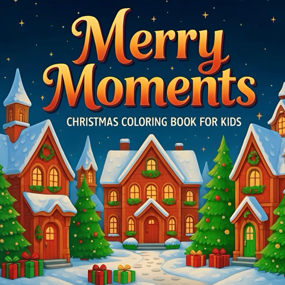 Merry Moments: Fun & Creative Christmas Coloring Pages for Kids 8–12 | Festive Winter Scenes, Snowmen, Reindeer & Holiday Magic (Holiday Moments Coloring Collection)