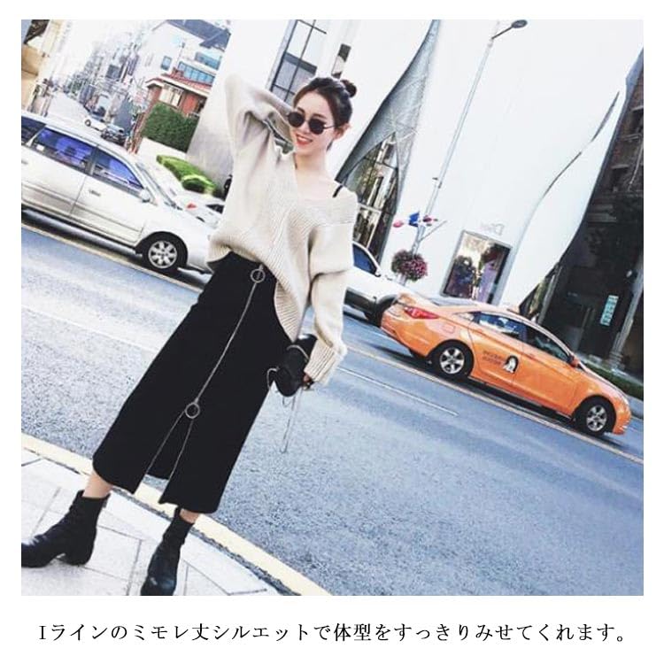 Amazon.co.jp: スカート レディース ロングスカート ジップデザイン  