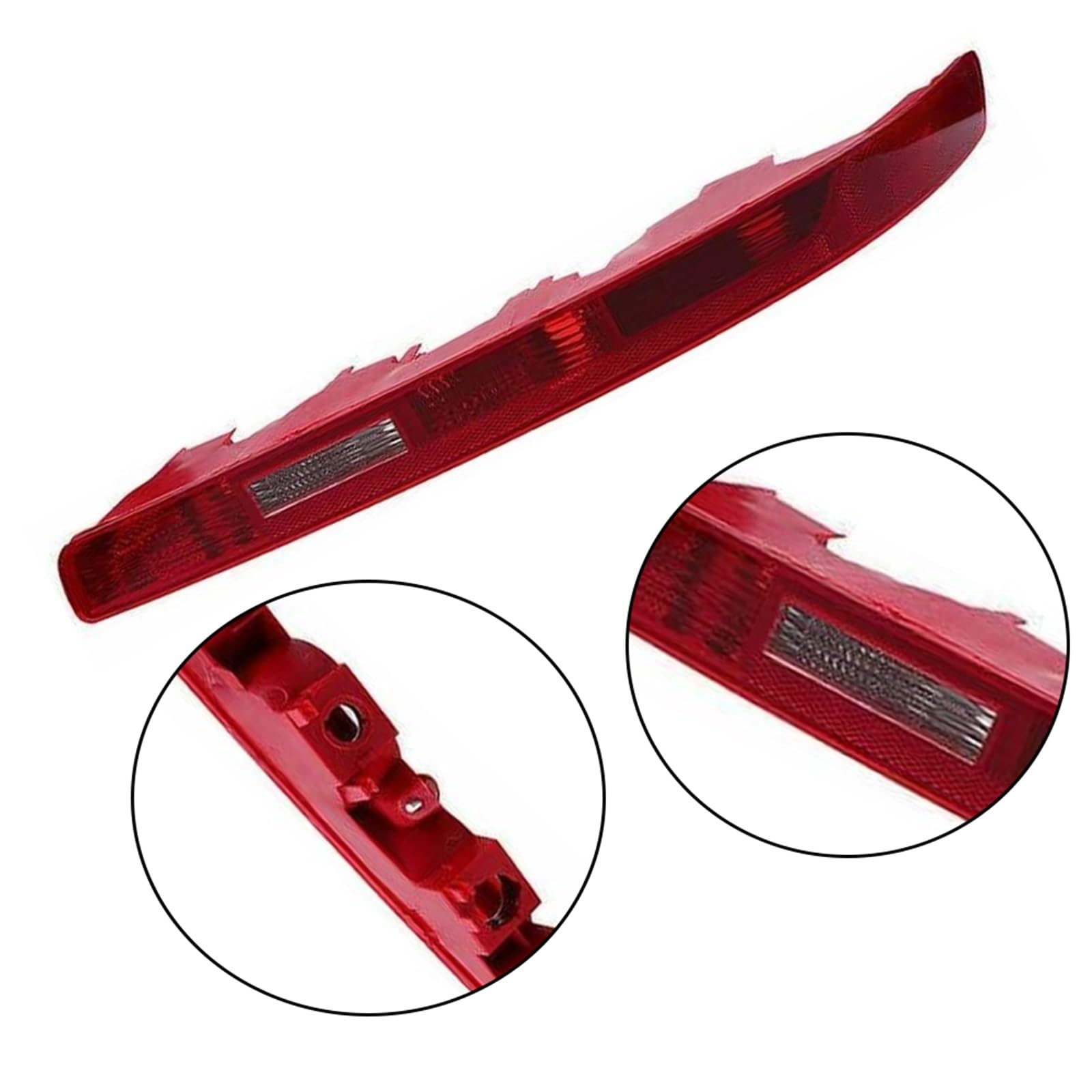 Lunette De Feu Arrière Voiture Pour Q7 2006 – 2015 4L0945095 ABS Rouge 1 Pièce Couvercle Pare-chocs Boîtier Gauche/droite Feu arrière