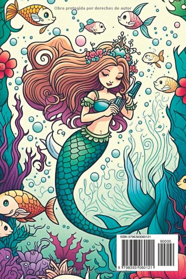 Miniatura 2 de Sirenitas Mágicas. Libro de Colorear (Spanish Edition)