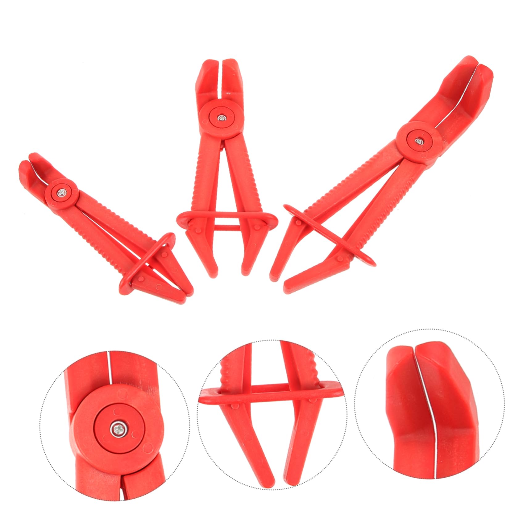 COSMEVIVI Automotive Hose Clamp Pliers 3pcs Oil Pipe Sealing Pliers Set for Car Repair Hose Pinch off Line Clamp