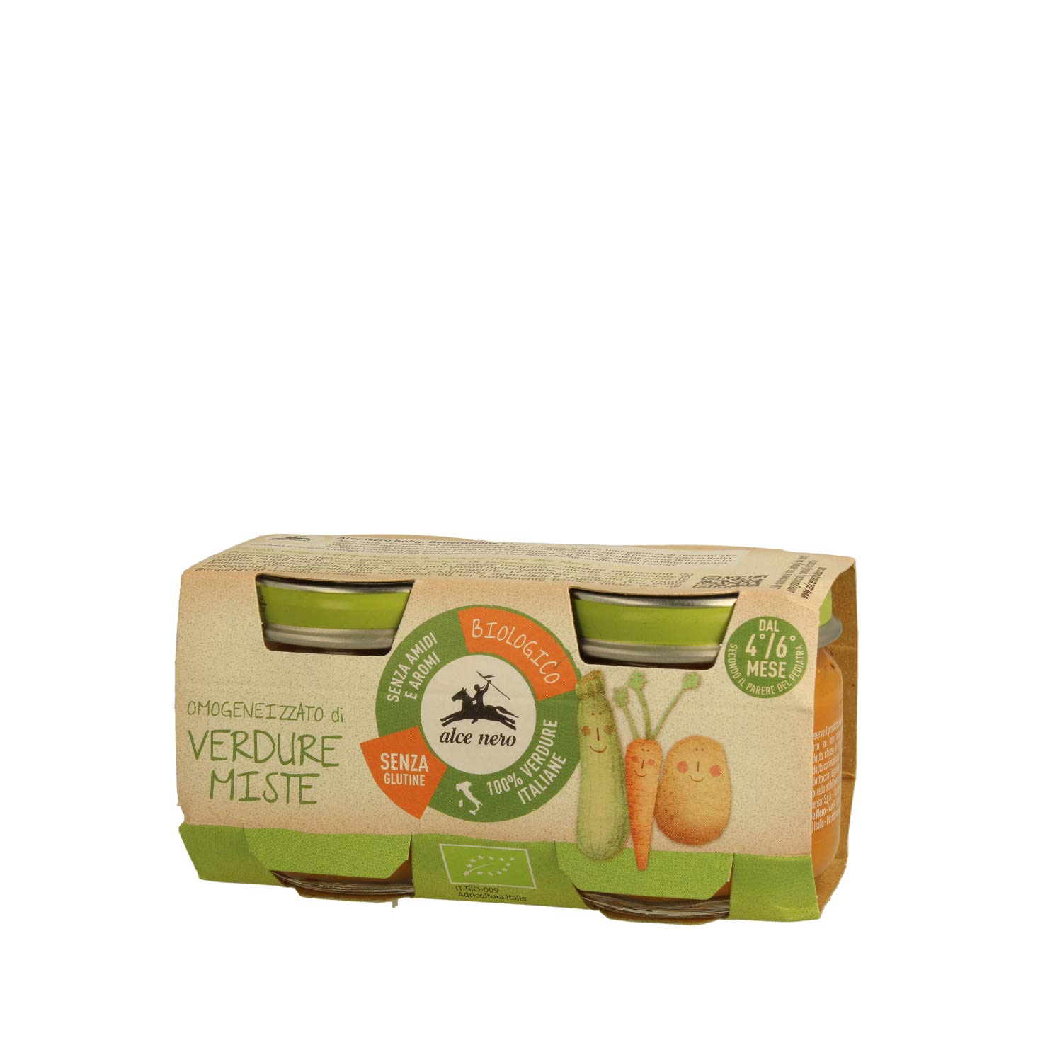 Omogeneizzato Di Verdure E Legumi Biologico 2x80gr Alce - 9
