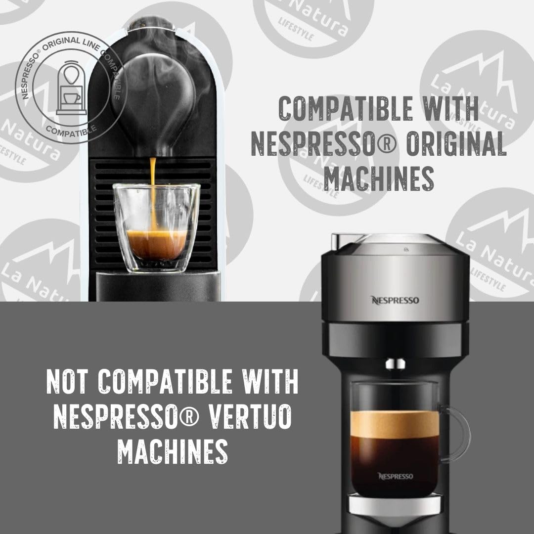 La Natura Lifestyle Kapsułki Kawy Nespresso* 120 sztuk 6 rodzajów 100% recykling