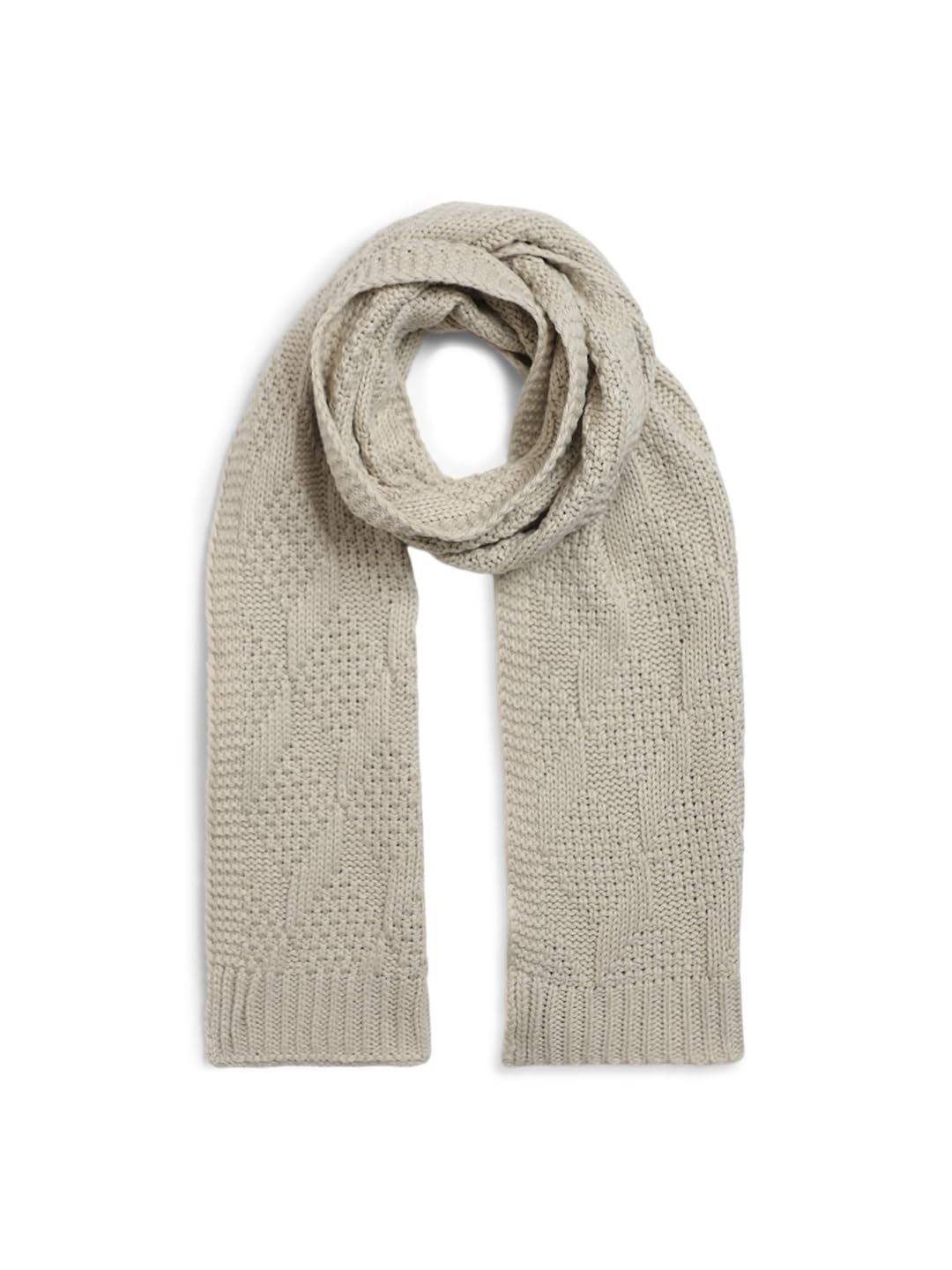 Beige Knitted Scarf-image-45